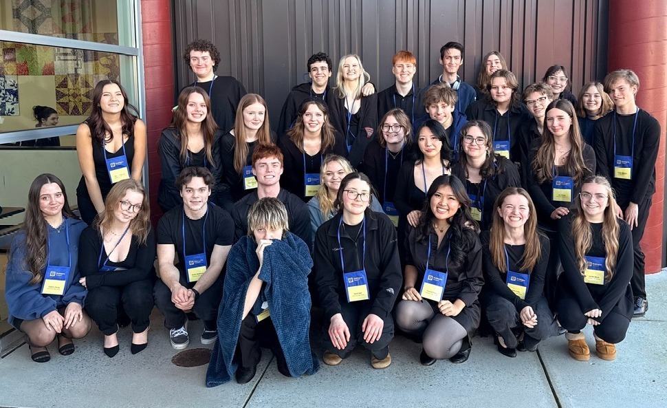 Photo of HHS Theatre students who participated in Jan. 2026 "Thespys"