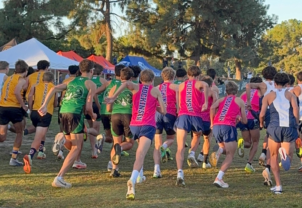 Picture of starting line at Clovis Invitational