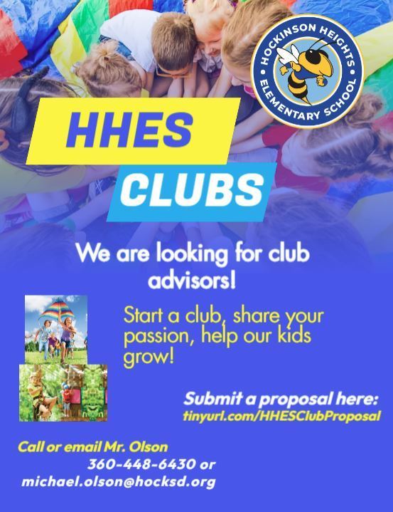 HHES Club Advisor Flyer