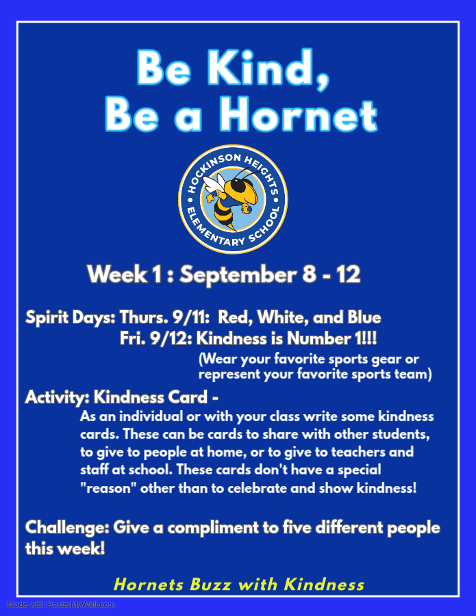 Be Kind, Be a Hornet
