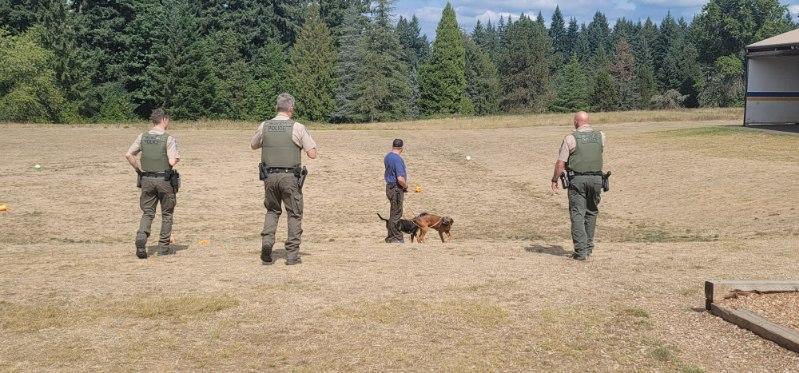 DFW Officers with Shelby and Andy