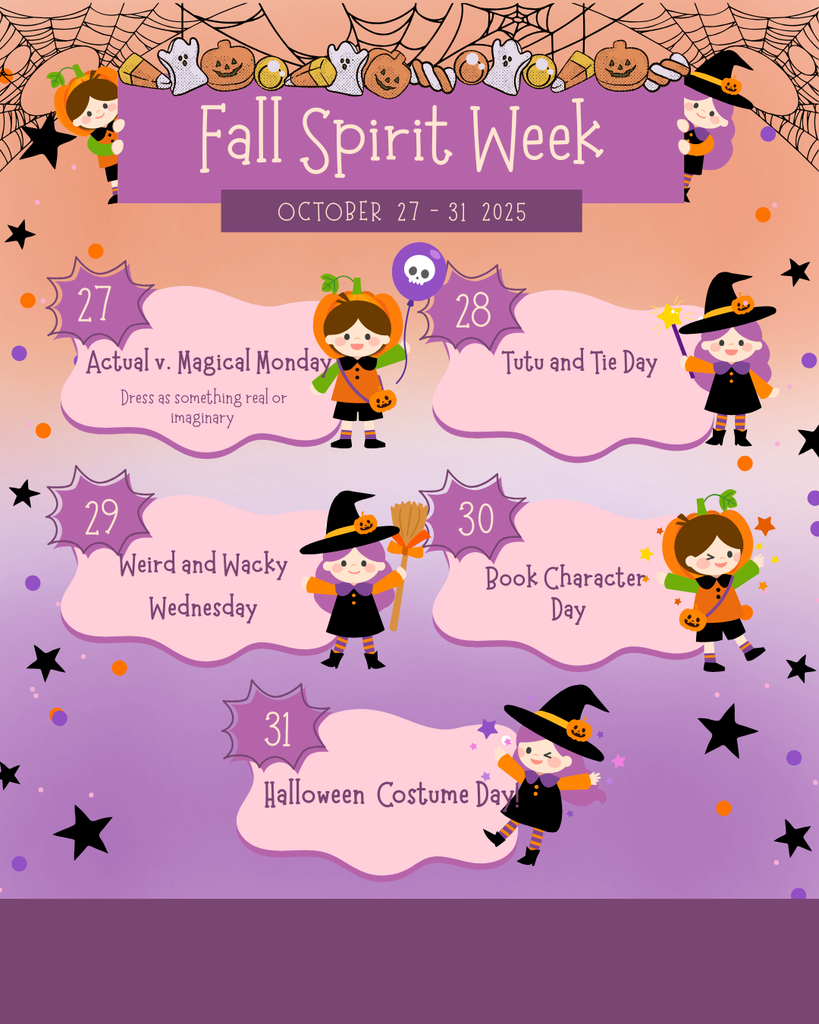 Fall Spirit Week Poster