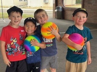 Students at recess