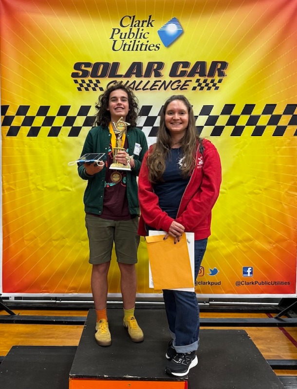 Photo of HMS student and staff member