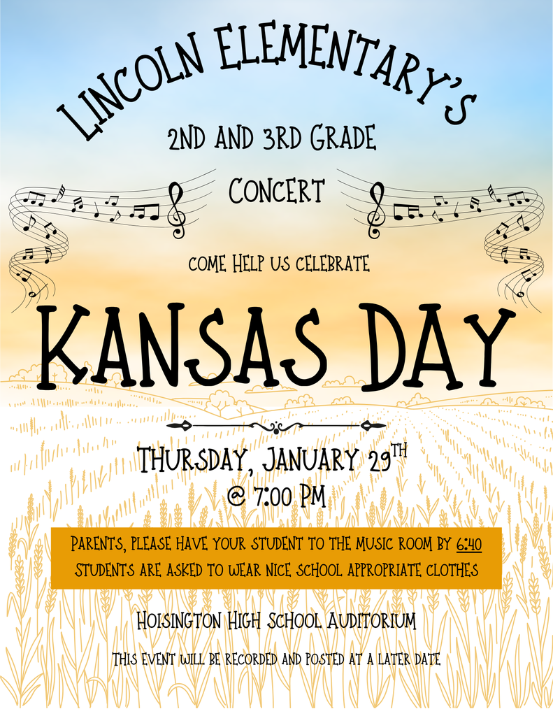 LES: Just a few reminders for our 2nd/3rd grade concert tonight. Thanks!