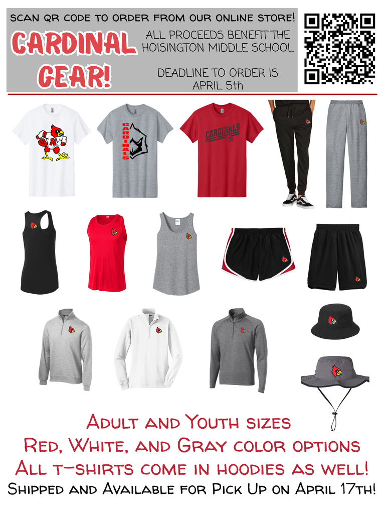 Jr. Cardinal Club spring Fundraiser 