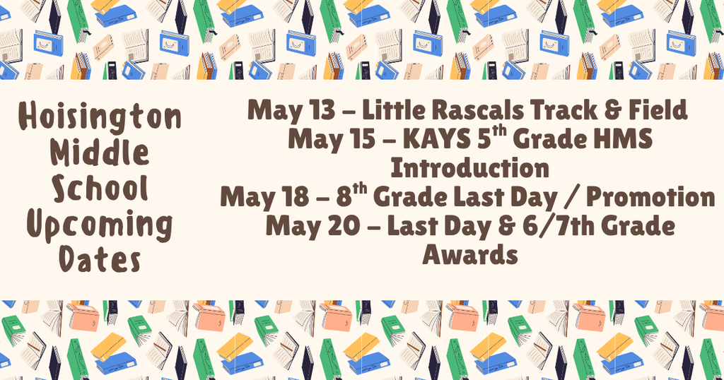 Upcoming Dates