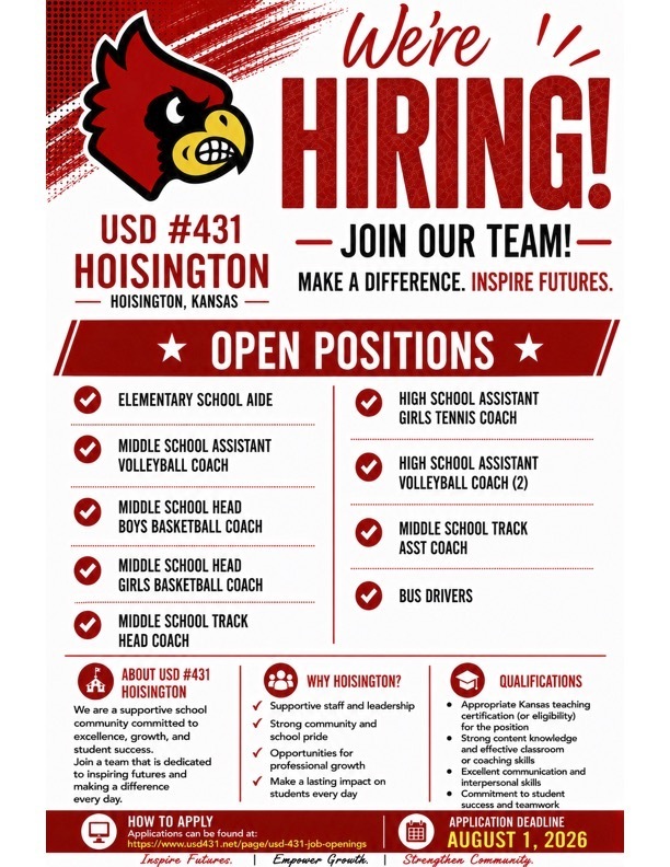 USD 431 Job Postings