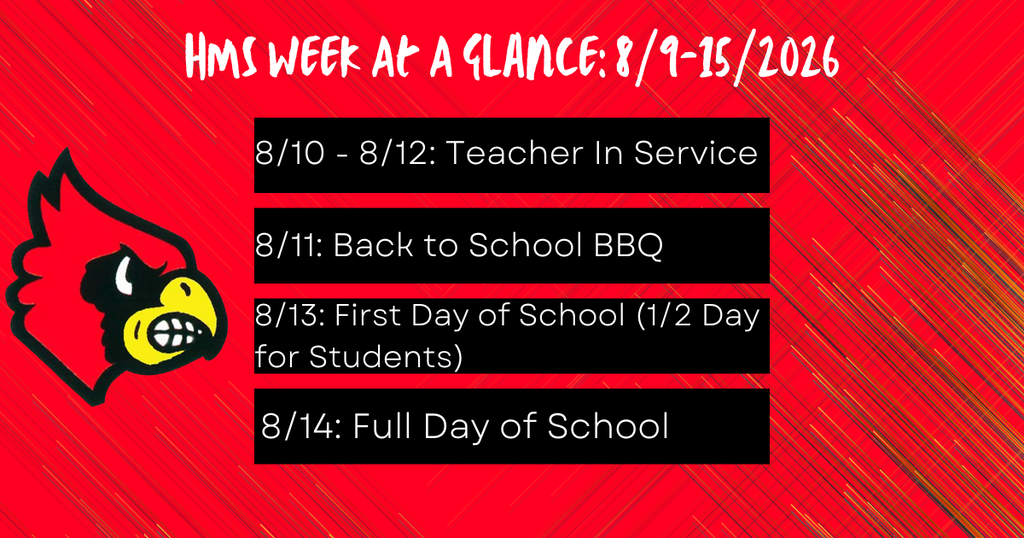 UPDATED Week at a Glance