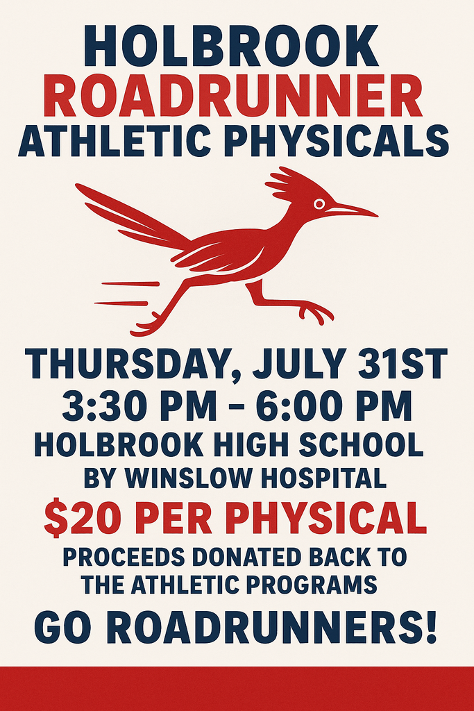 Roadrunner Athletic Physicals Promo Poster (1)