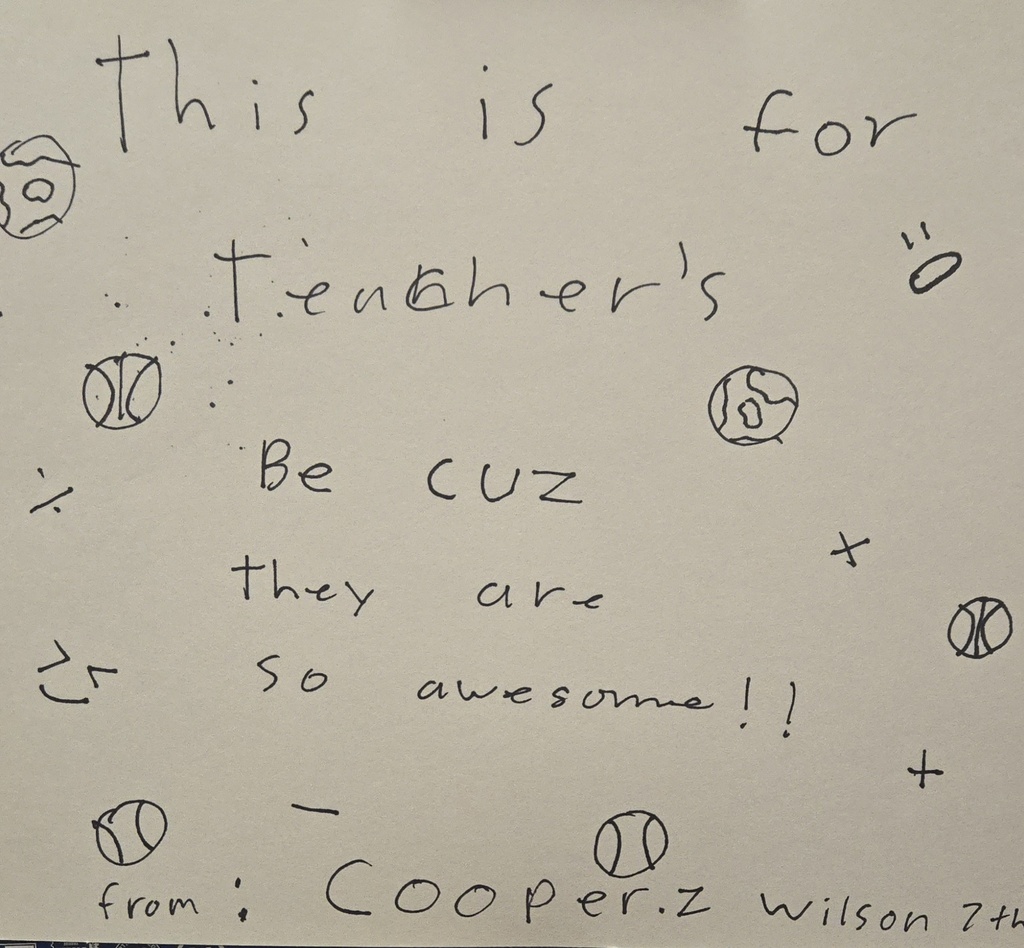Teacher Appreciation