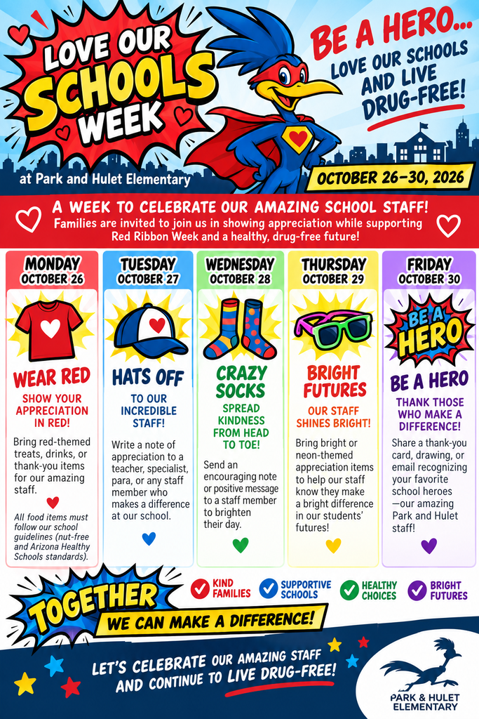 Love Our Schools Red Ribbon Week