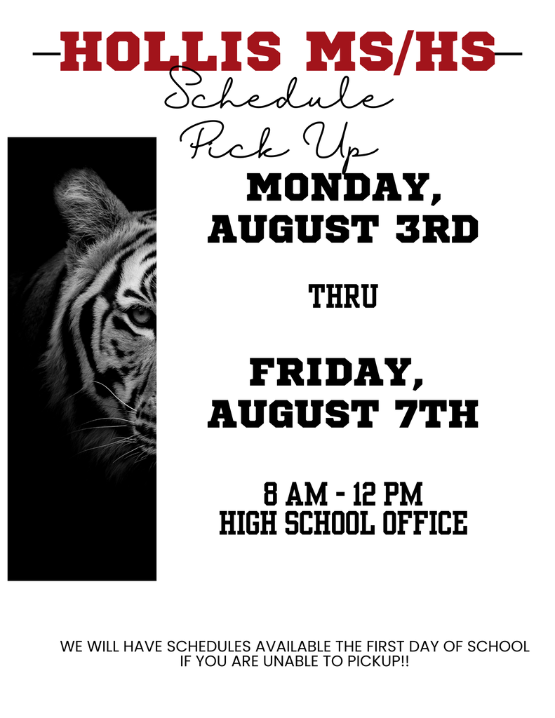 MS/HS Schedule Pick Up