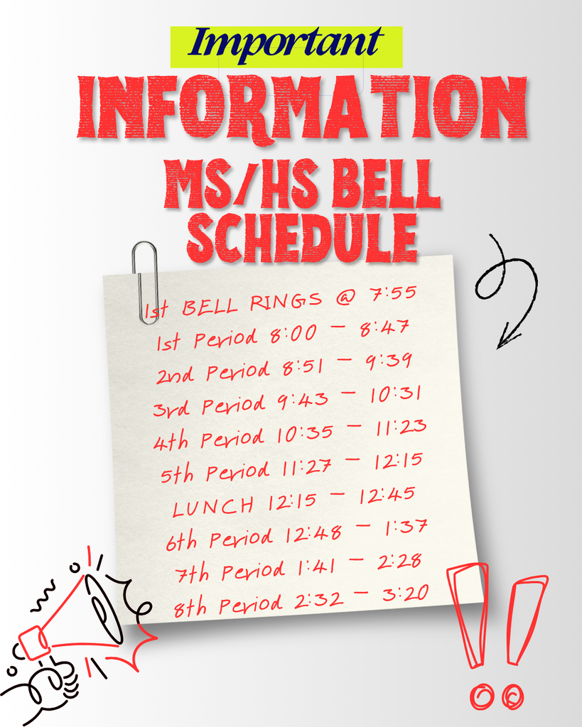 Bell Schedule