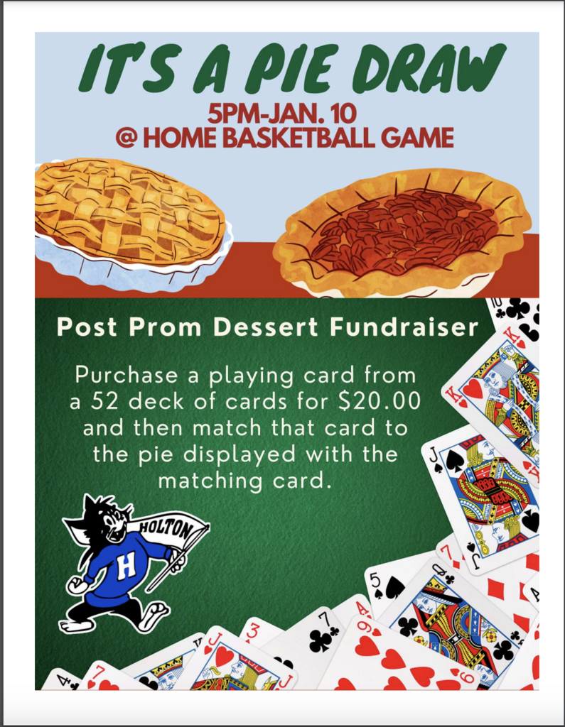 Post Prom Pie Fundraiser