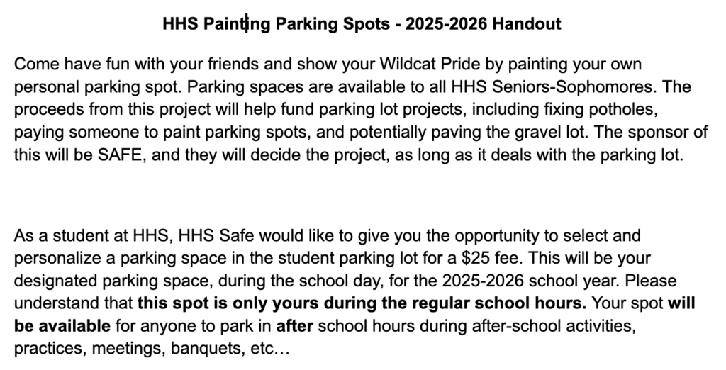 Parking Spaces 1