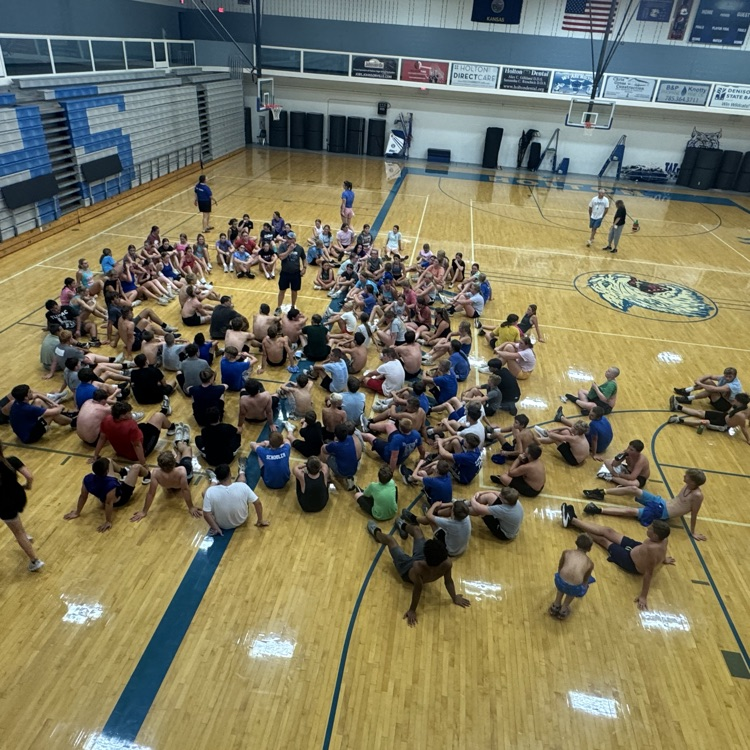 Last opportunity to improve this summer. Great workout for our 7-12 kids!
