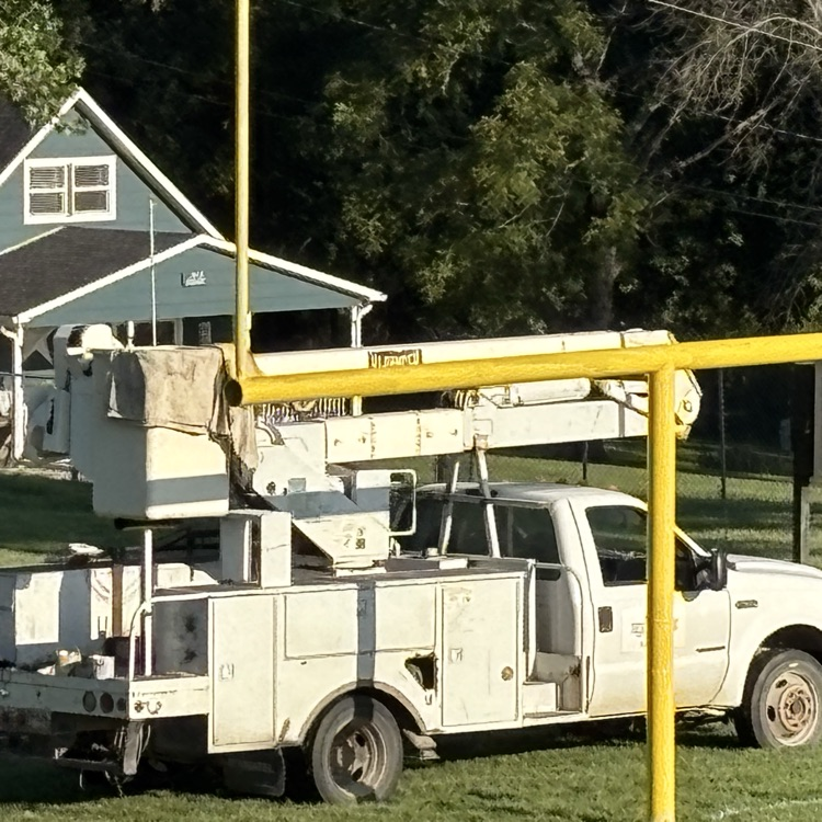 When you think about community, culture and football. Thanks to all the people working on our stadium this morning. Awesome!!!