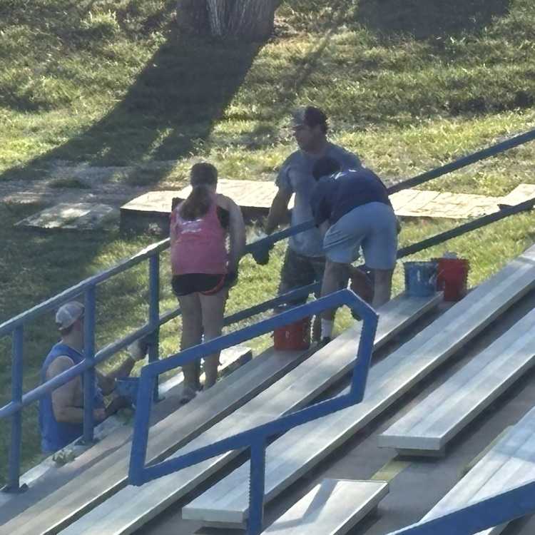 When you think about community, culture and football. Thanks to all the people working on our stadium this morning. Awesome!!!