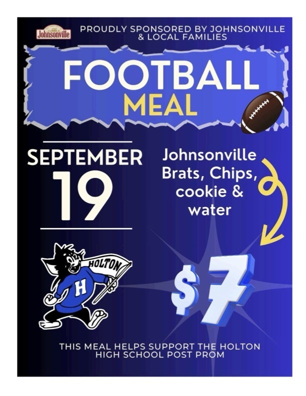 Football Meal Flyer 2025