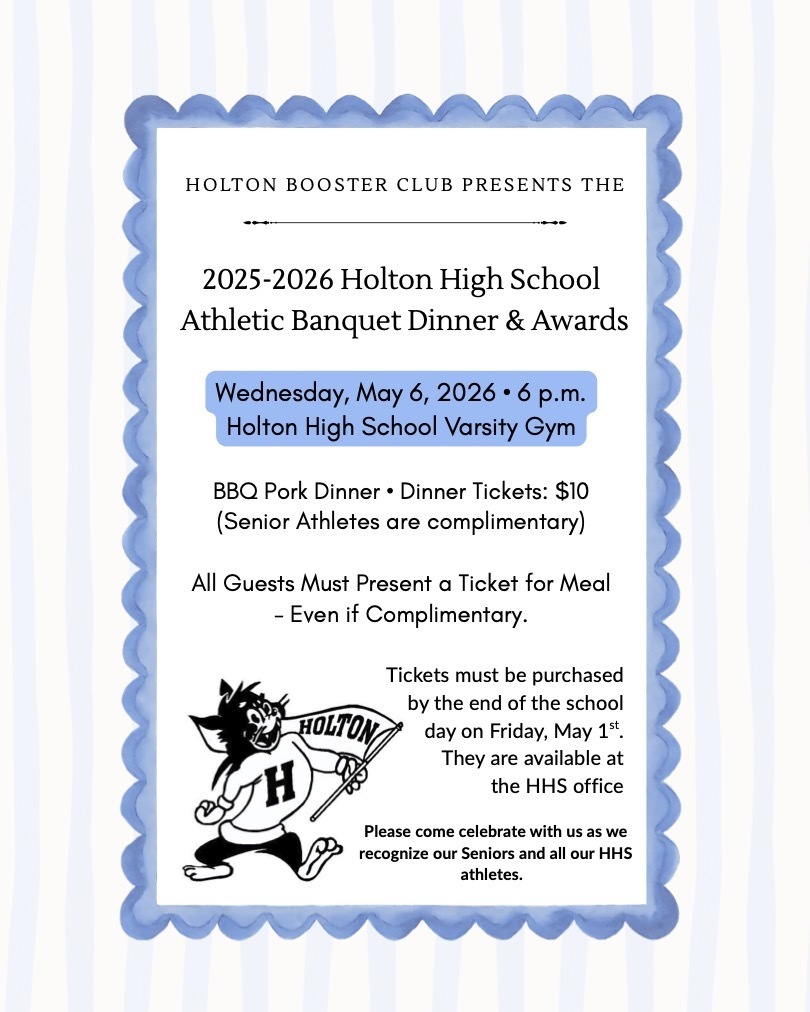 Holton Booster Club - Athletic Banquet