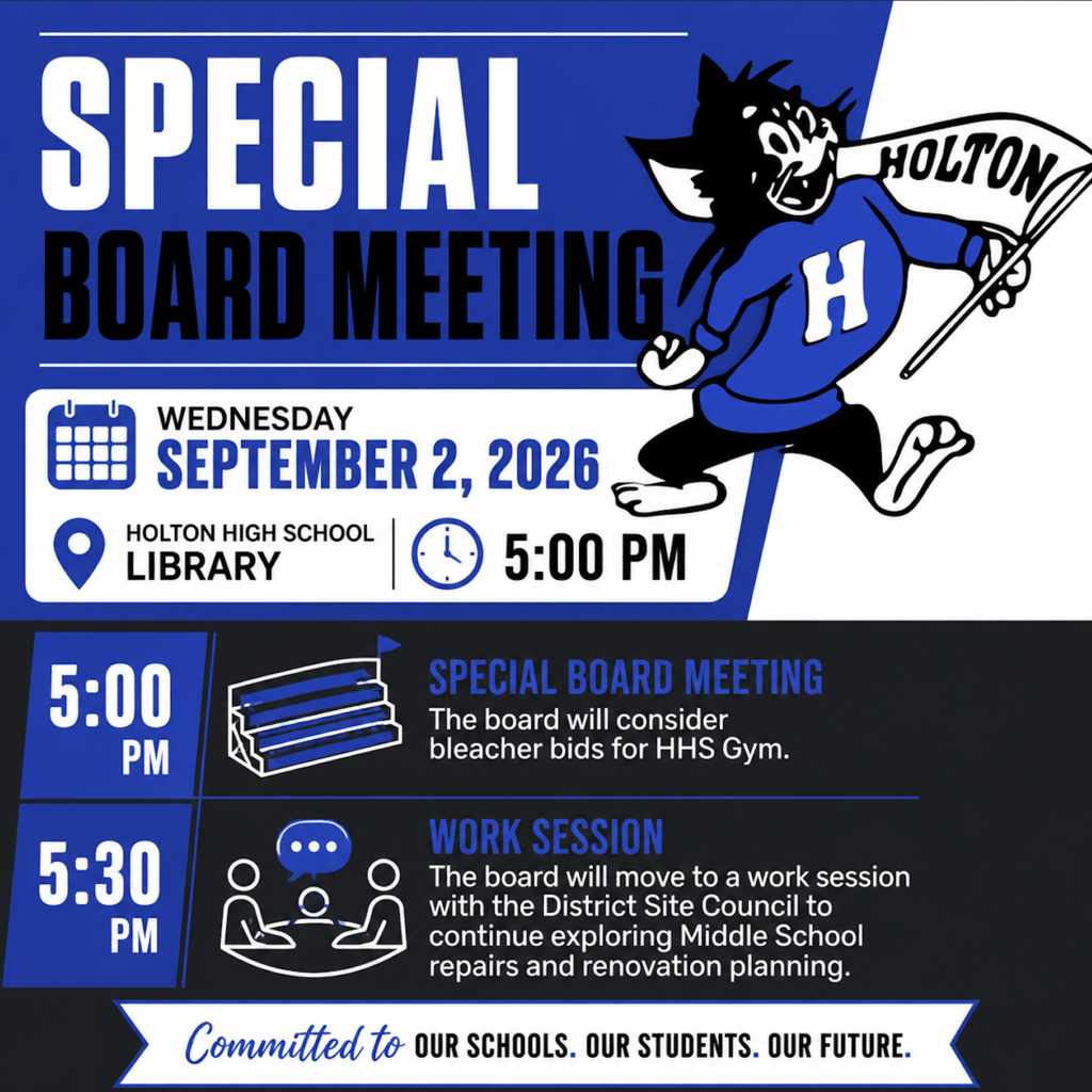Special Meeting at HHS Library - 5pm • Sept 2