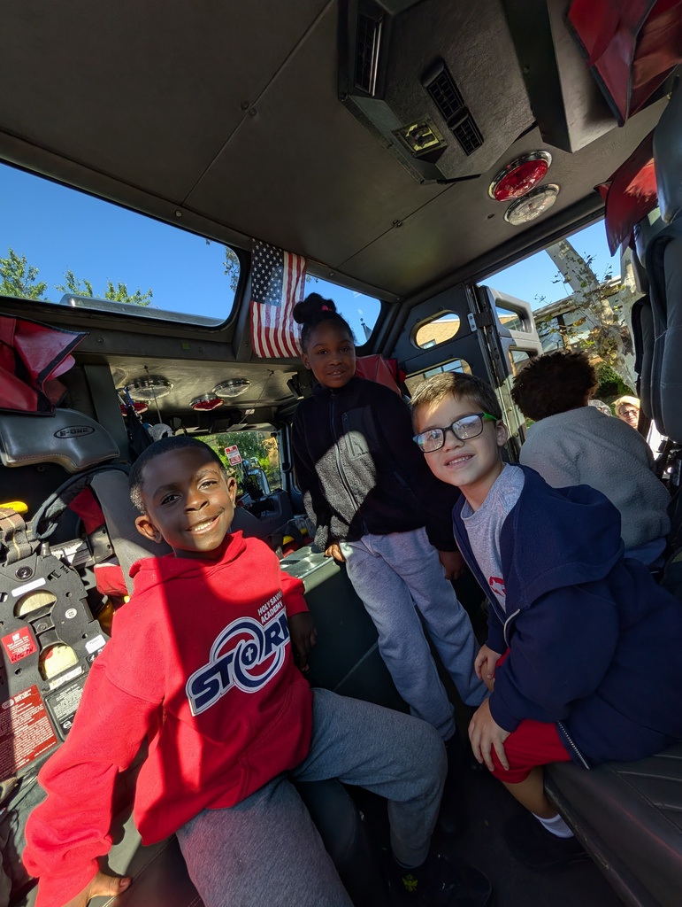 Kids in a firetruck