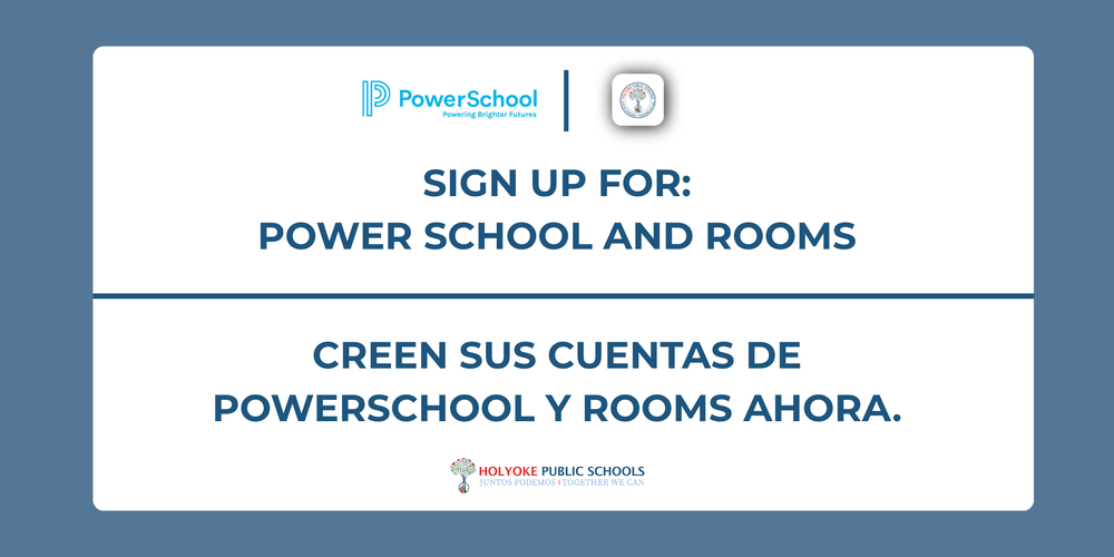 call to action to sign up for power school and rooms