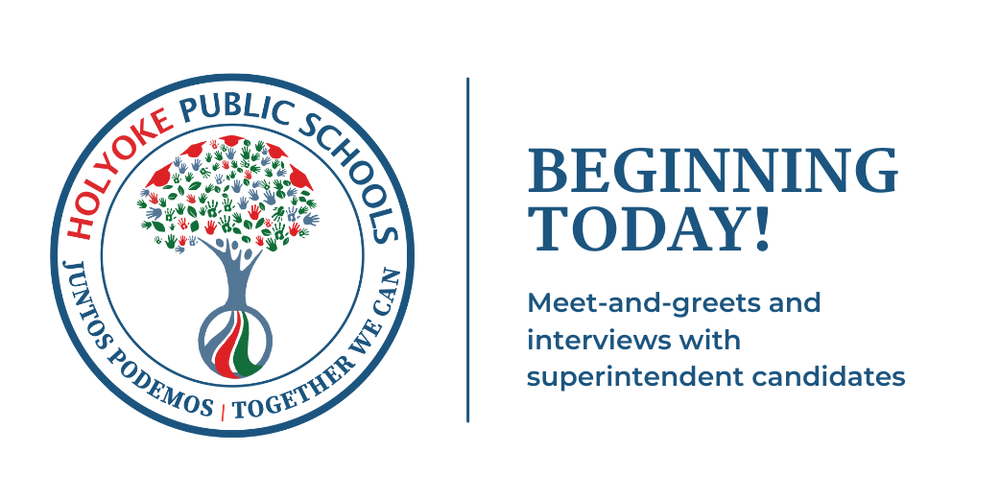 Beginning today! Meet-and-greets and interviews with superintendent candidates