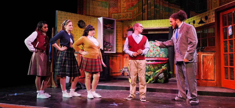 The cast of Little Shop of Horrors