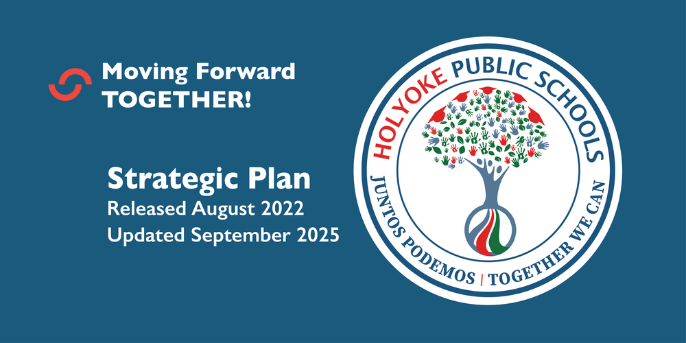 HPS logo with text: Moving forward TOGETHER Strategic Plan