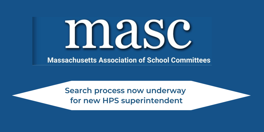 MASC logo with text: Search process now underway for new HPS superintendent
