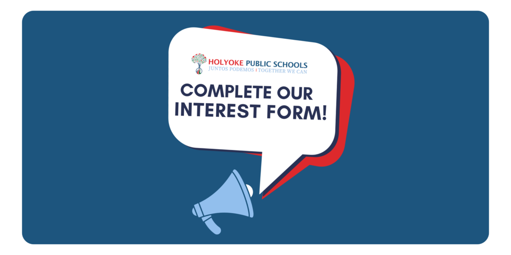 graphic that reads "complete our interest form"