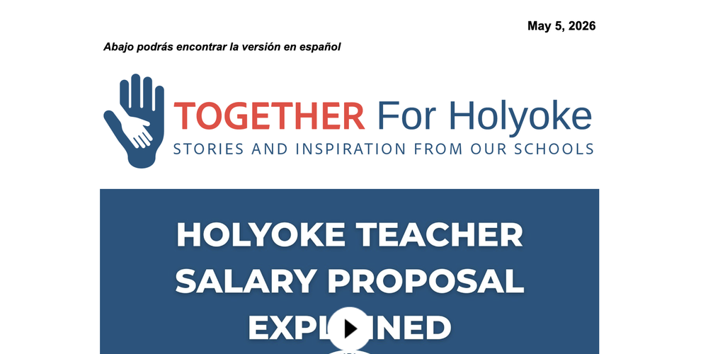 Together for Holyoke - May edition