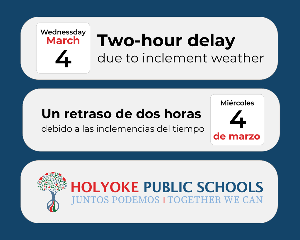 March 4 two-hour delay