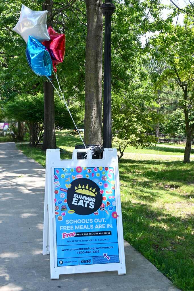 sign for the program Summer Eats