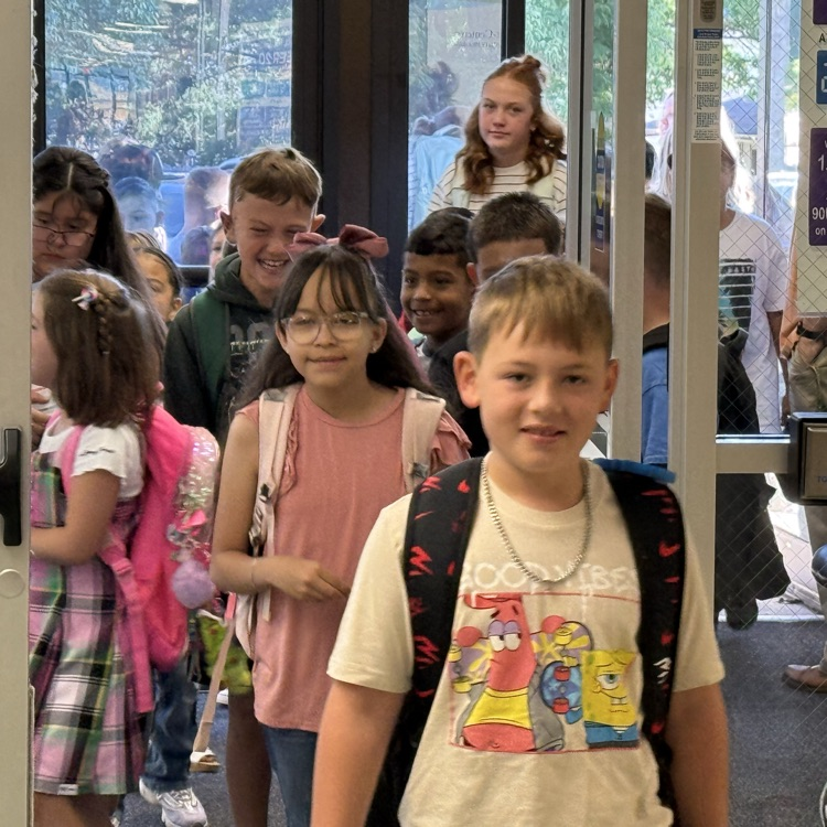 students coming in the door. 