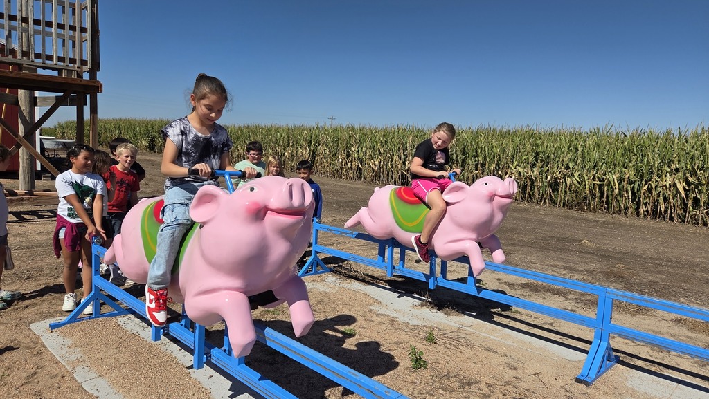 Second grade enjoyed their trip to the pumpkin patch.