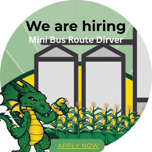 The Holyoke School District is currently seeking a dedicated individual to fill the role of a daily A.M. minibus route driver. This position requires working Monday through Thursday from 5:45 a.m. to 8 a.m., with compensation of $45 per route and 2.5 leave days. Candidates must possess a valid driver's license, pass a drug screening, and meet other requirements. If you are interested in this opportunity, please contact Mrs. Summer Struckmeyer at struckmeyersu@hcosd.org by October 10, 2025.