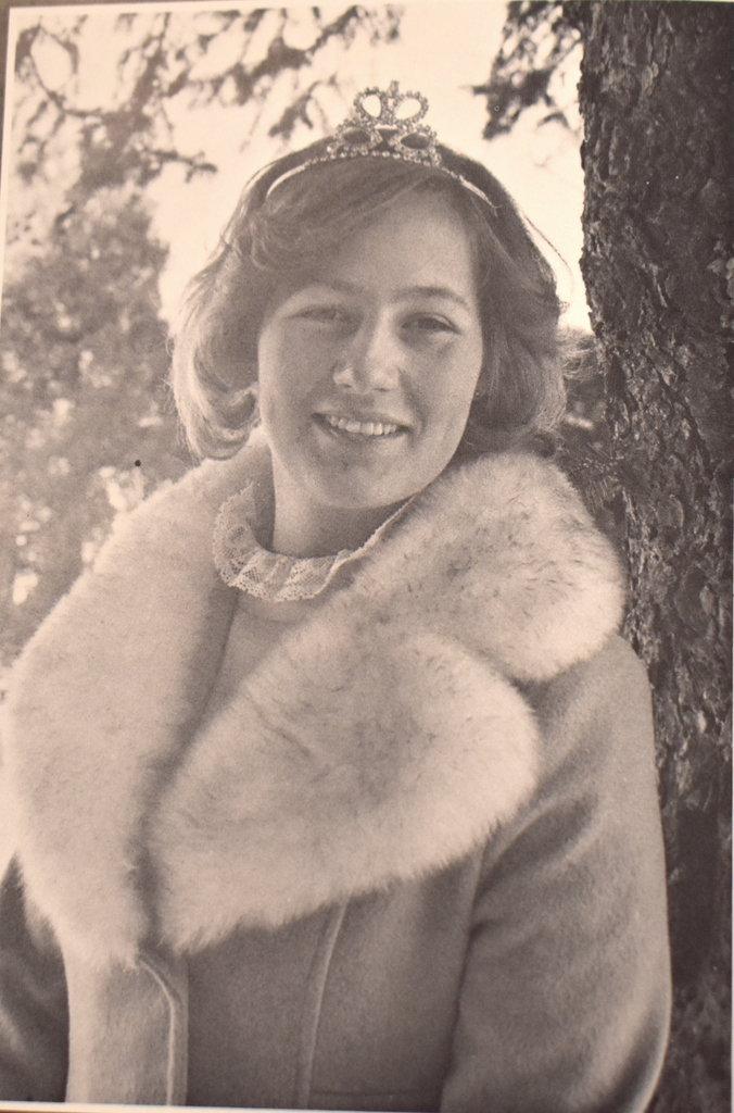 Linda Ortner shines as Holyoke's Miss HHS Queen in the late 1970s.