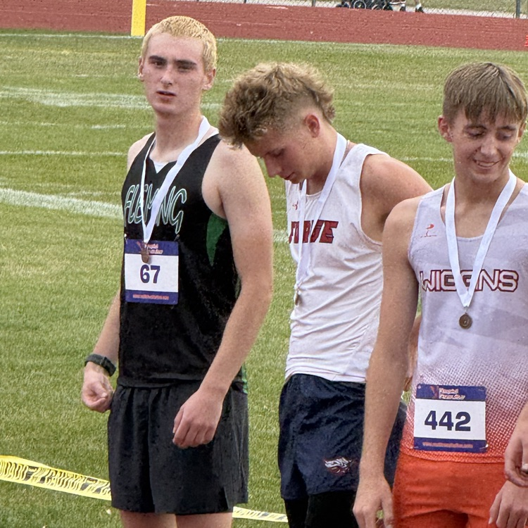 boys with track medals 