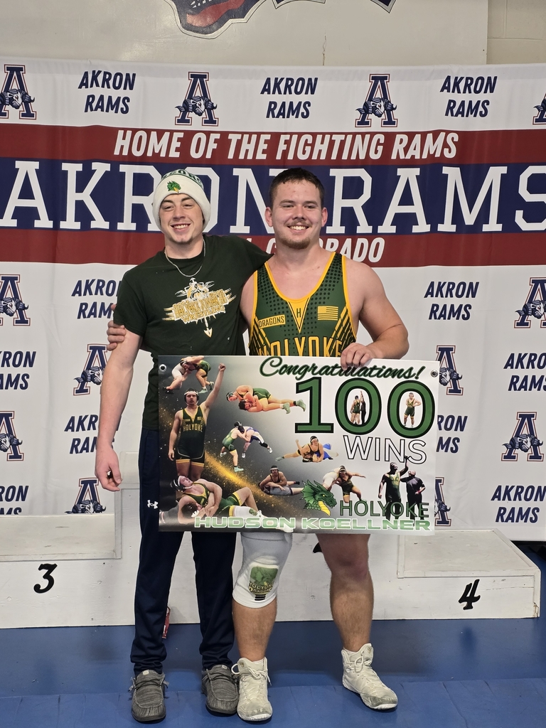 Hudson's 100th win earns him a trip to the state next week. 3rd place overall.