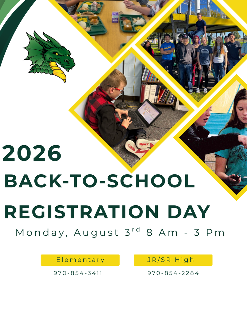All new and returning K–12 students and parents should visit Holyoke JR/SR High School or Holyoke Elementary to complete essential back-to-school tasks. JR/SR students can pick up Chromebooks and chargers; complete user agreements; update emergency contacts; submit sports/activity paperwork and fees; receive bus transportation details; pay for lunches; set up the Infinite Campus Parent Portal; and complete free/reduced meal applications and the housing survey. For questions, please contact the building secretaries.