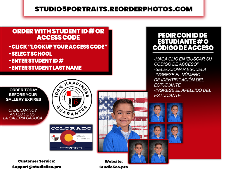 Picture Retake day information 