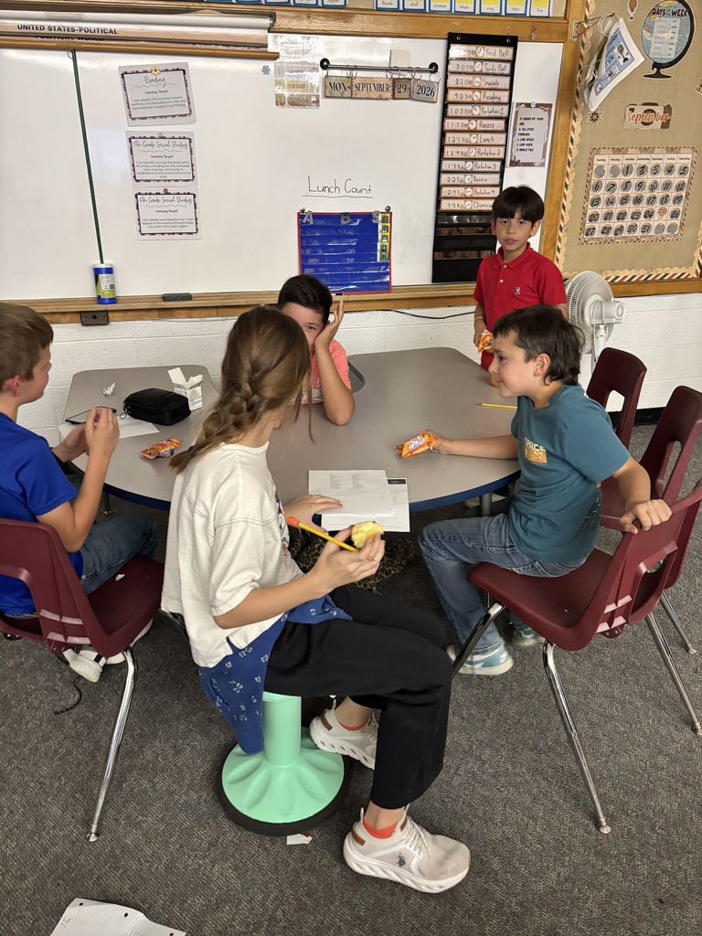 š Fifth graders tackled economics with a football game-day challenge! With a pretend $1,000 budget, teams planned their purchases while learning about goods and services, needs and wants, and producers and consumers. They practiced teamwork and discovered how a limited budget means making tough choices! šš