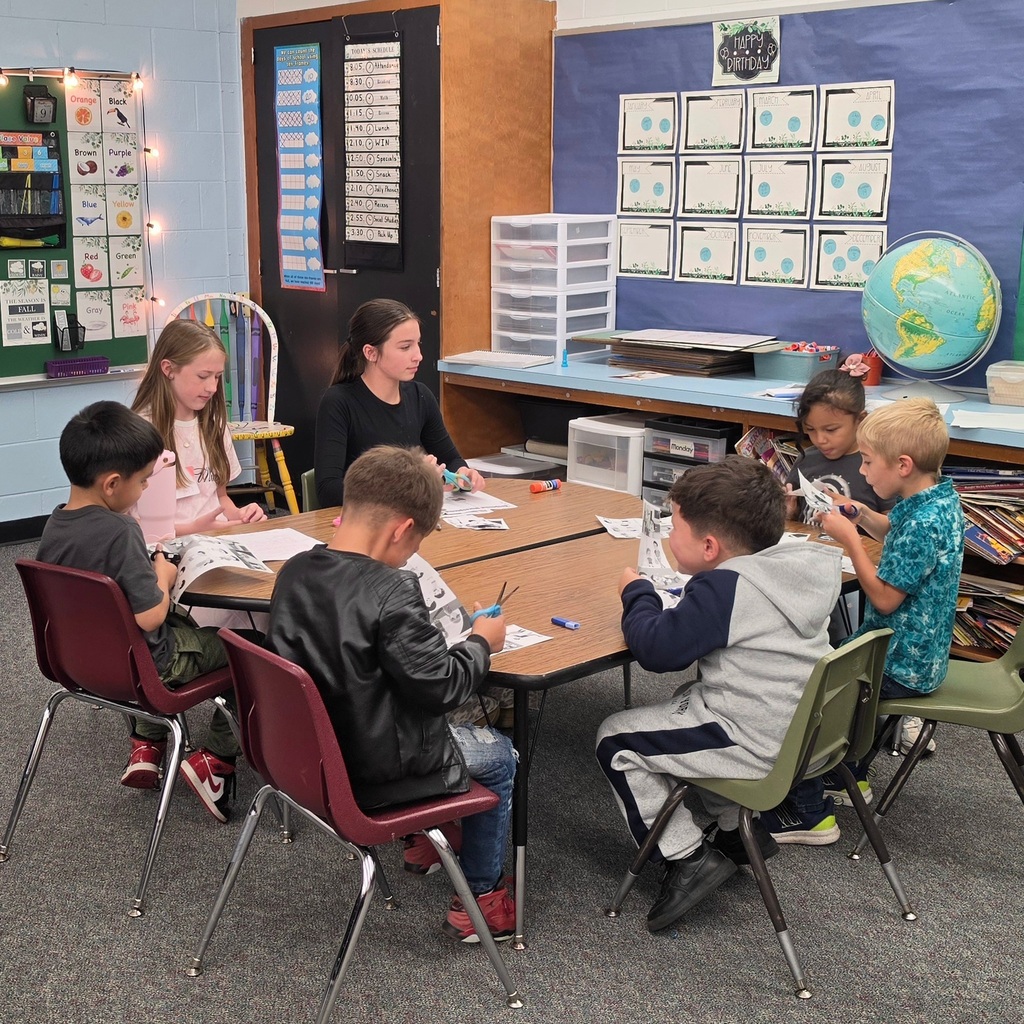 6th grade had the opportunity to visit kindergarten and teach a lesson on respect.  6th graders planned and implemented the lesson as the final project for their SEL unit on respect.