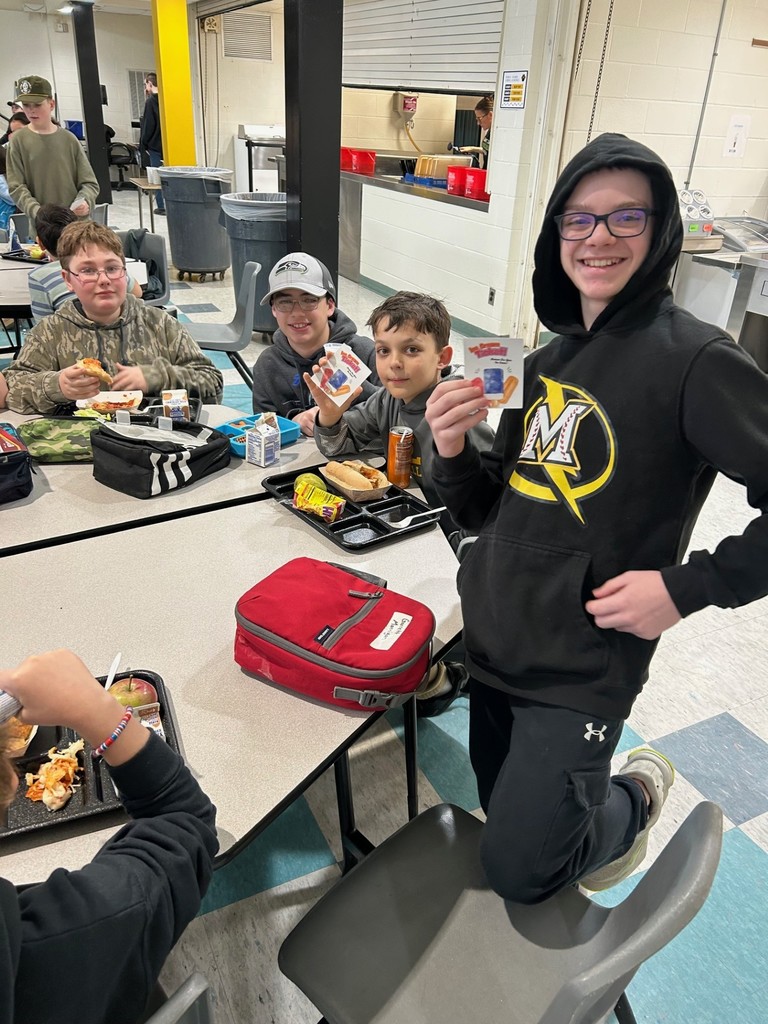 Students celebrating Read Across America week