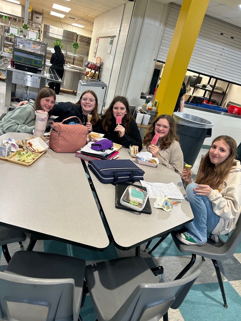 Students celebrating Read Across America week