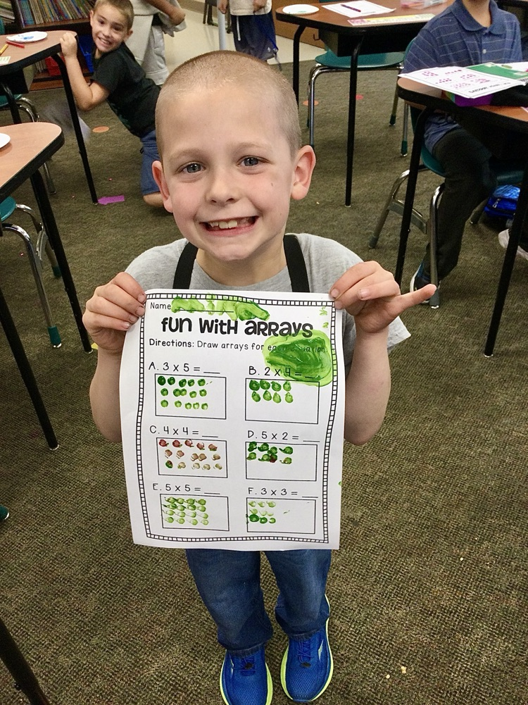 students in 3rd grade class