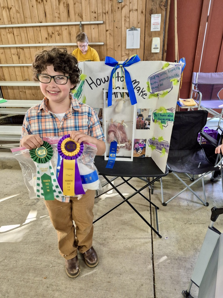 student at 4H competition 